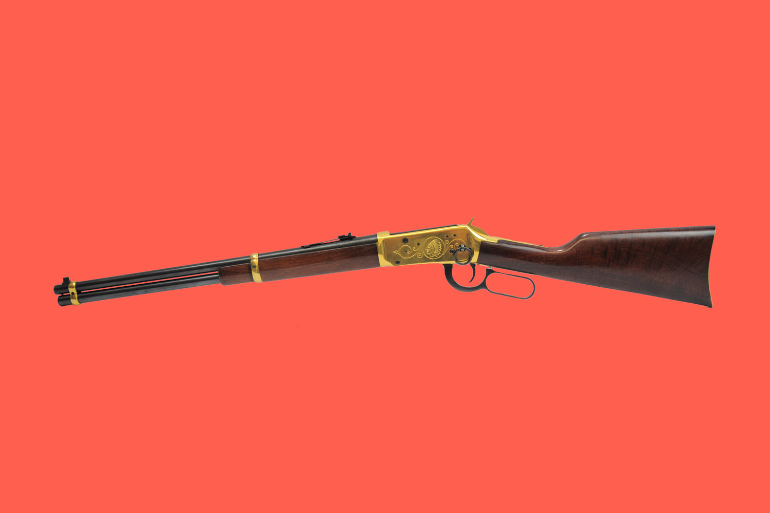 Unterhebelrepetierer Winchester 1894 Kaliber .30-30 Ansicht Seite