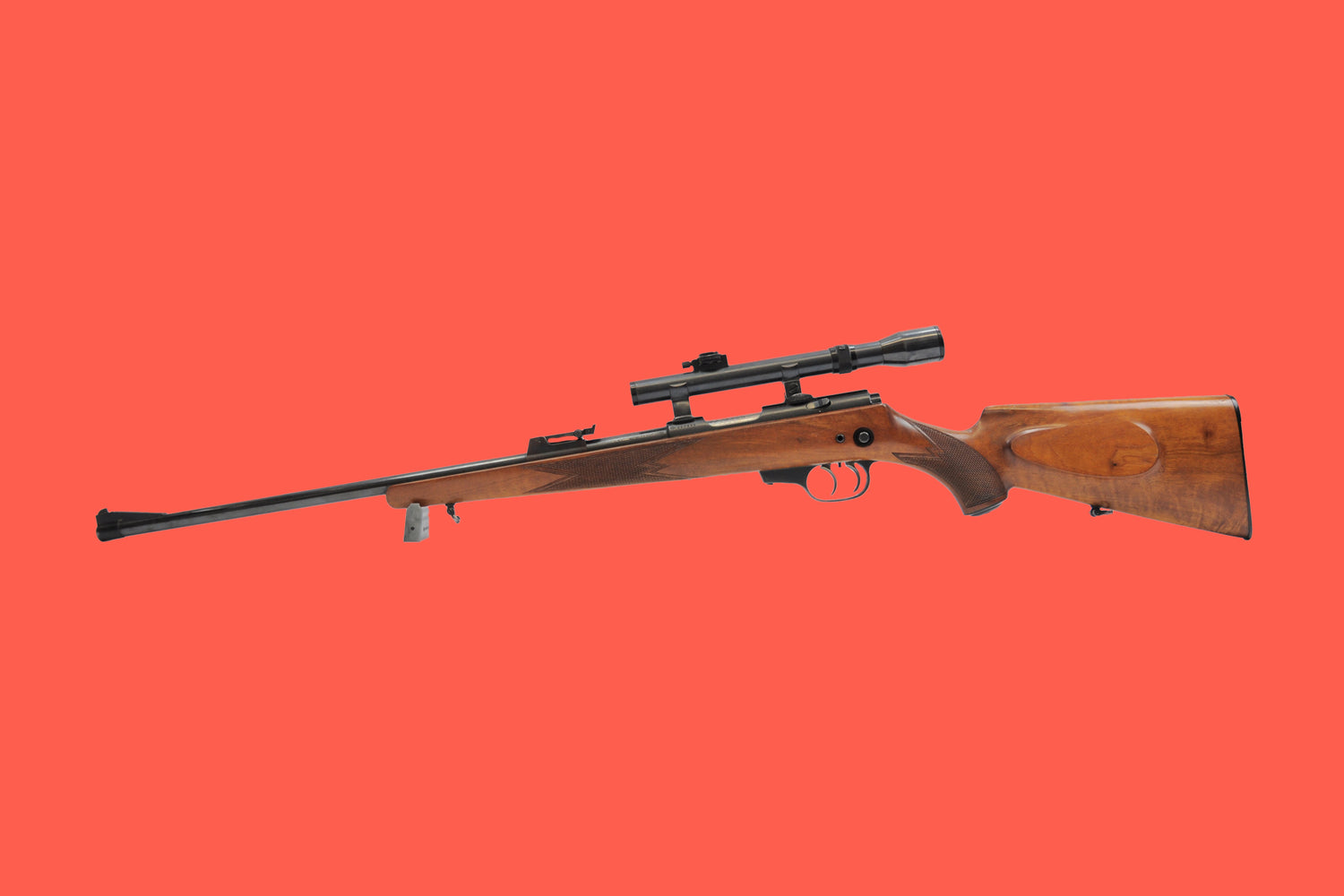 Repetierbüchse Walther mit ZF .22lr Ansicht - Seite