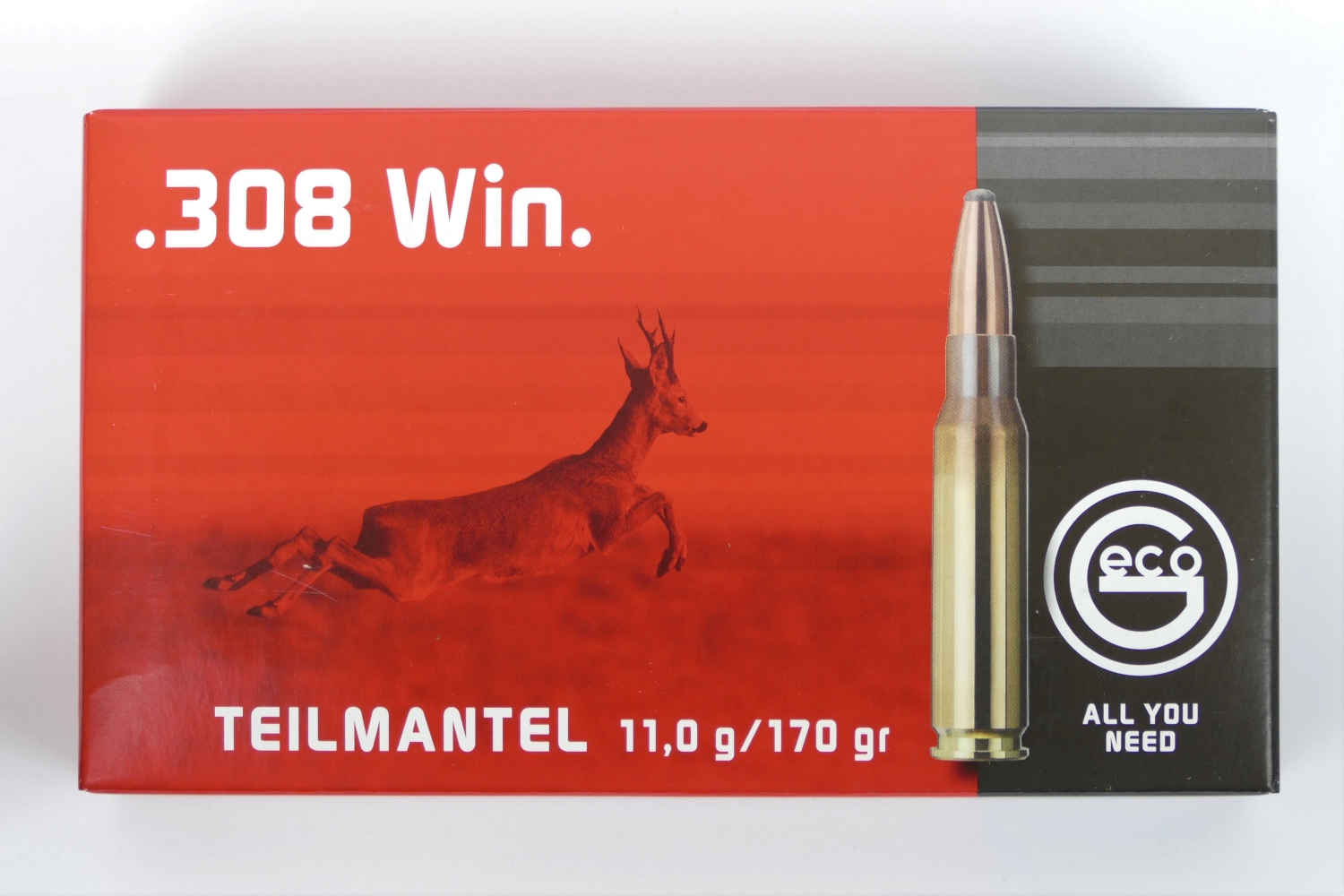 Geco Softpoint 308 Win 170gr Büchsen Munition My Guns biz Jagd