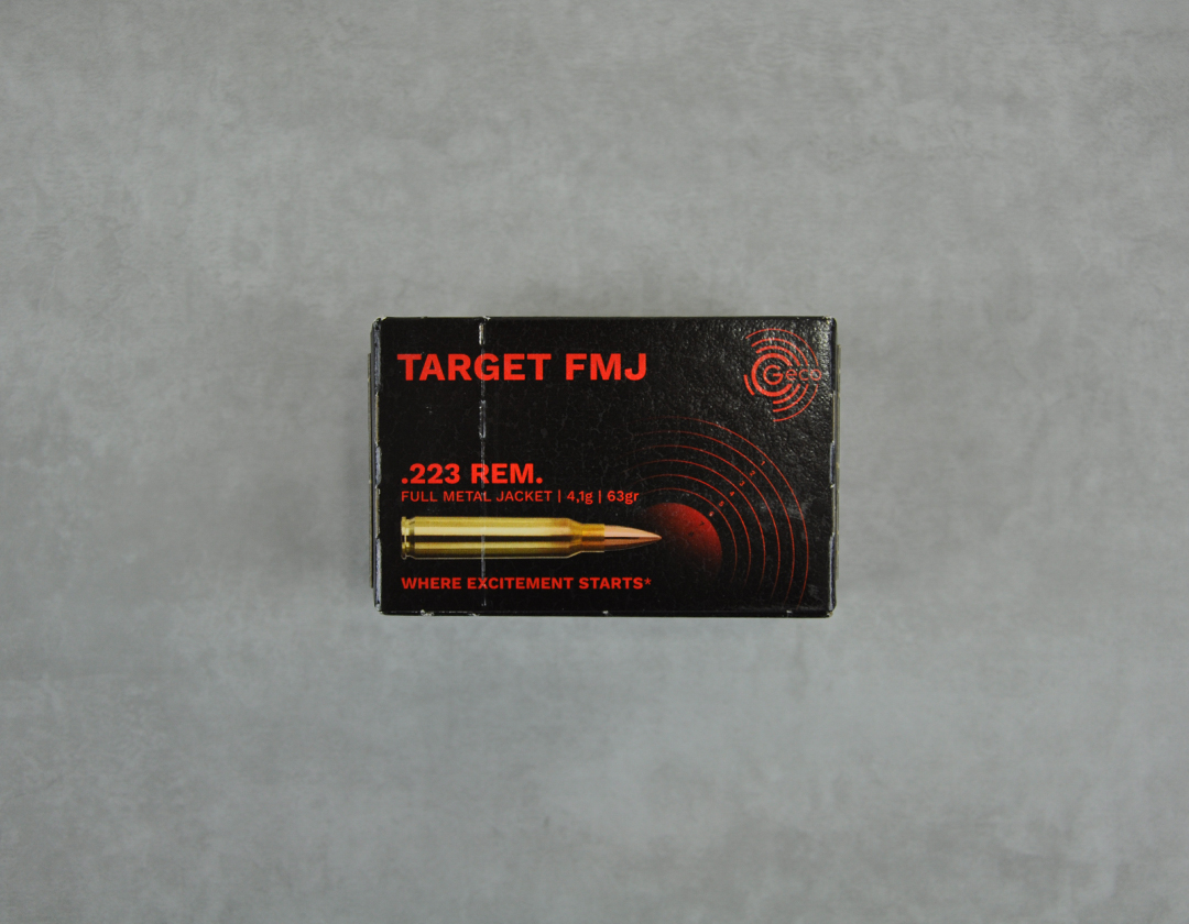 Geco Target FMJ 223 Rem 63gr Büchsen Munition My Guns biz Jagd