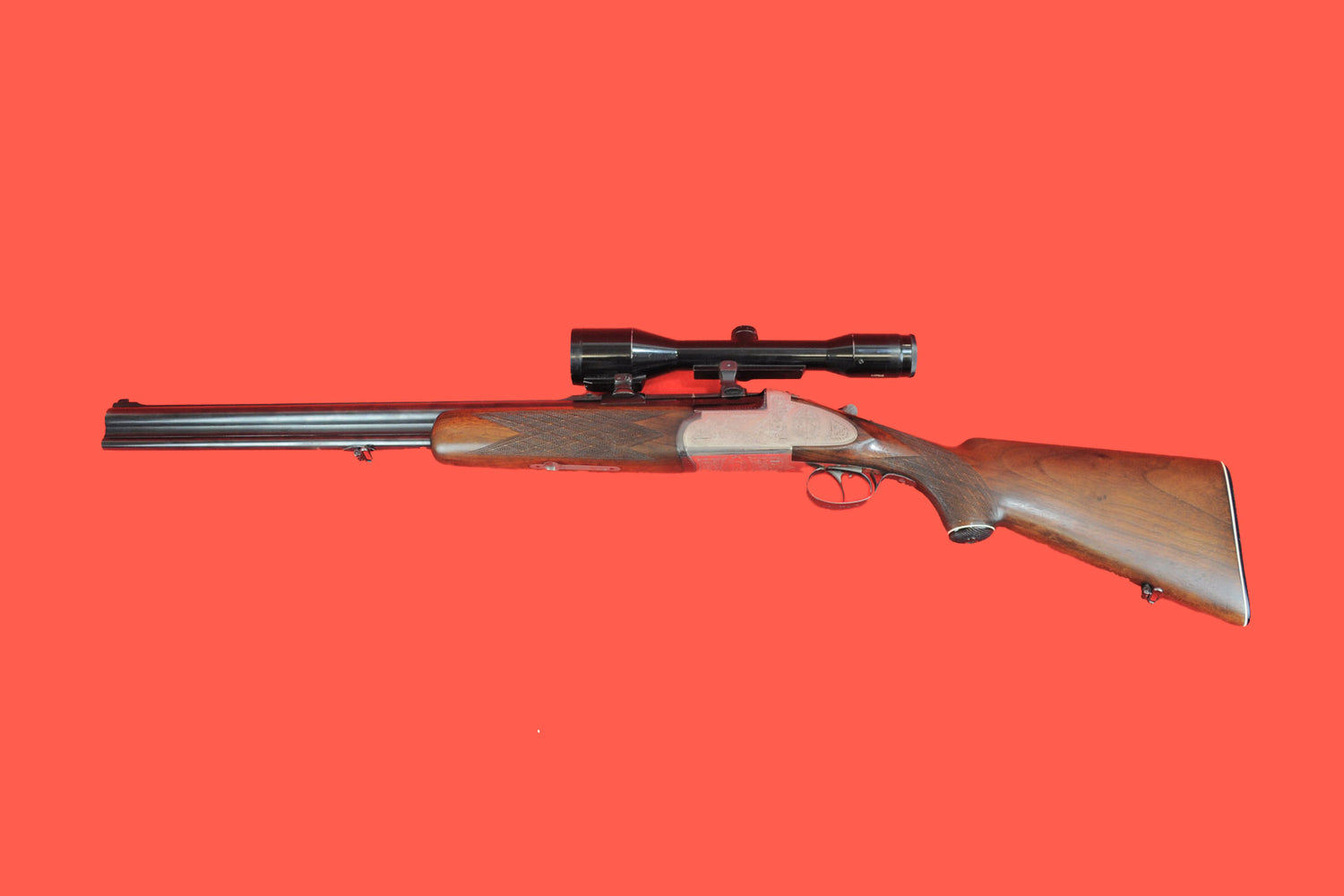 Bockbüchsflinte Zoli BBF 7x57 R 12/70 gebraucht - Seitenansicht links