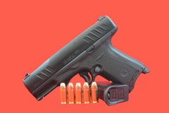 Bubix BRO 9 mm Luger - Seitenansicht/Draufsicht