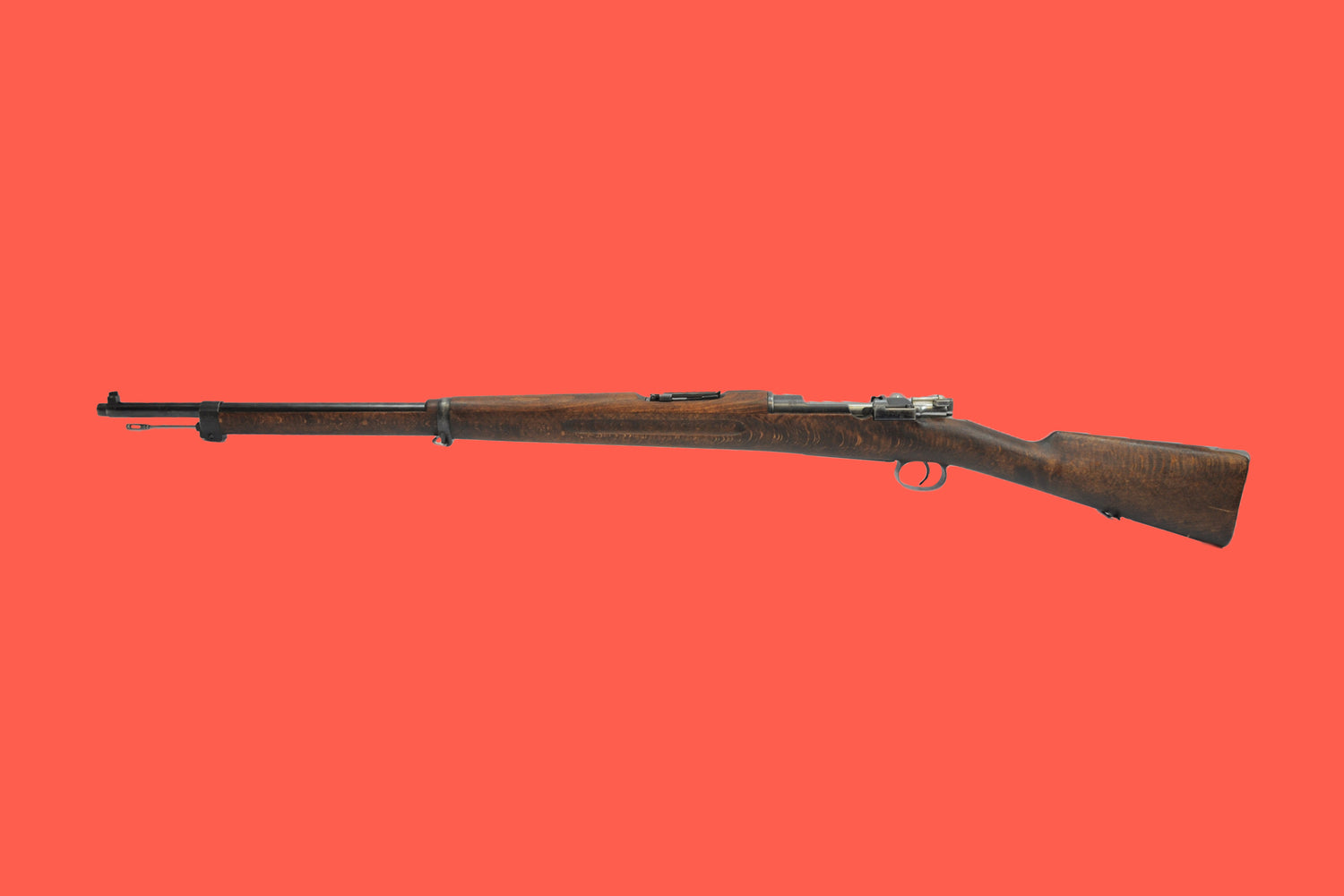 Einzellader Büchse Carl Gustav 1906 6,5x55SE Ansicht - Links