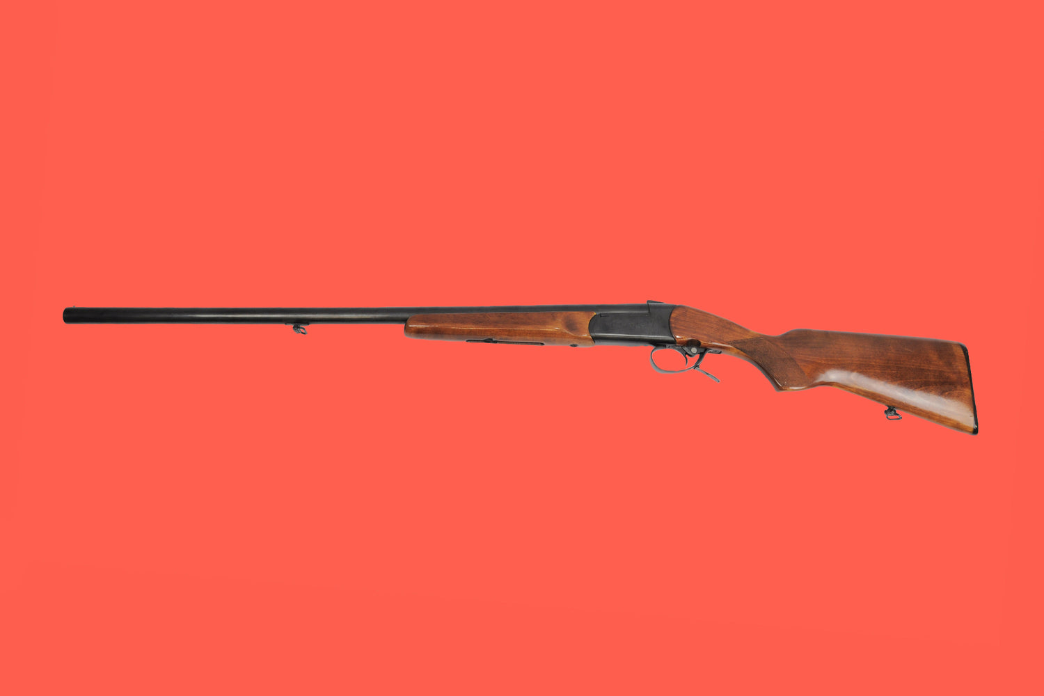 Einzellader Flinte Baikal 12/70 Ansicht Links