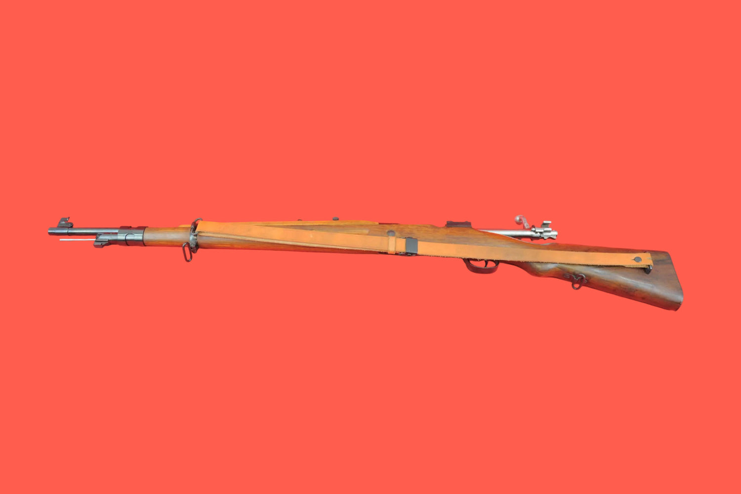 Einzelladerbüchse Mauser K98 7,62 x 51 gebraucht - Seitenansicht links