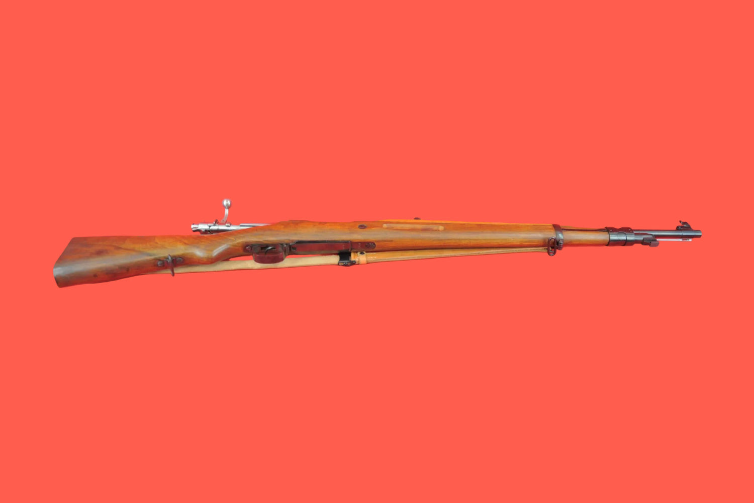 Einzelladerbüchse Mauser K98 7,62 x 51 gebraucht - Seitenansicht rechts