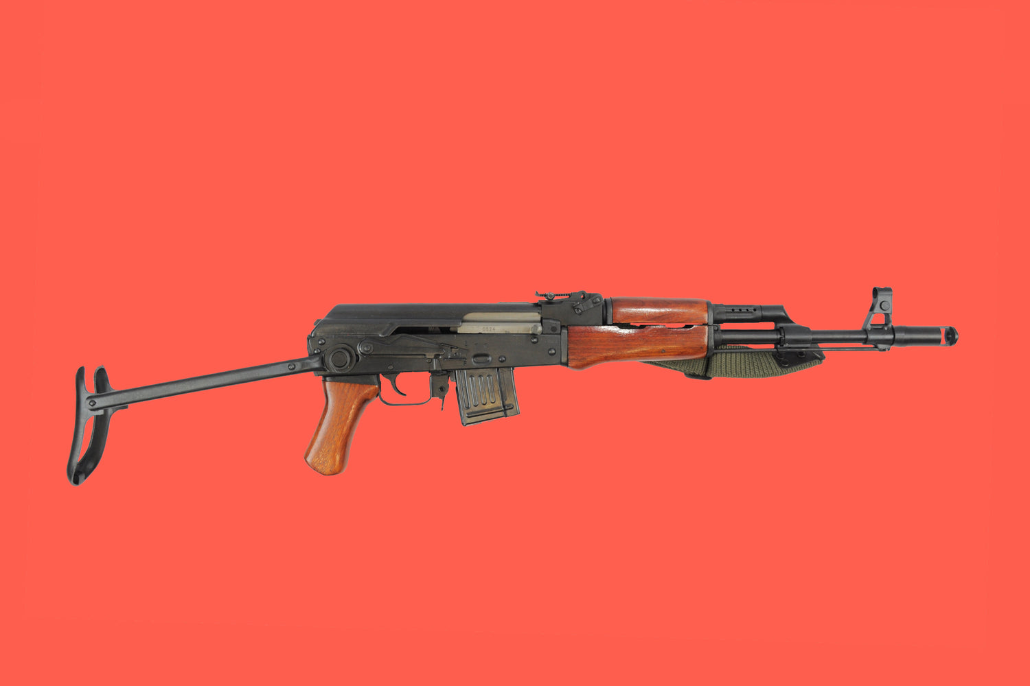 Halbautomatische Büchse SDM AKS-74 .223Rem Ansicht - Rechts