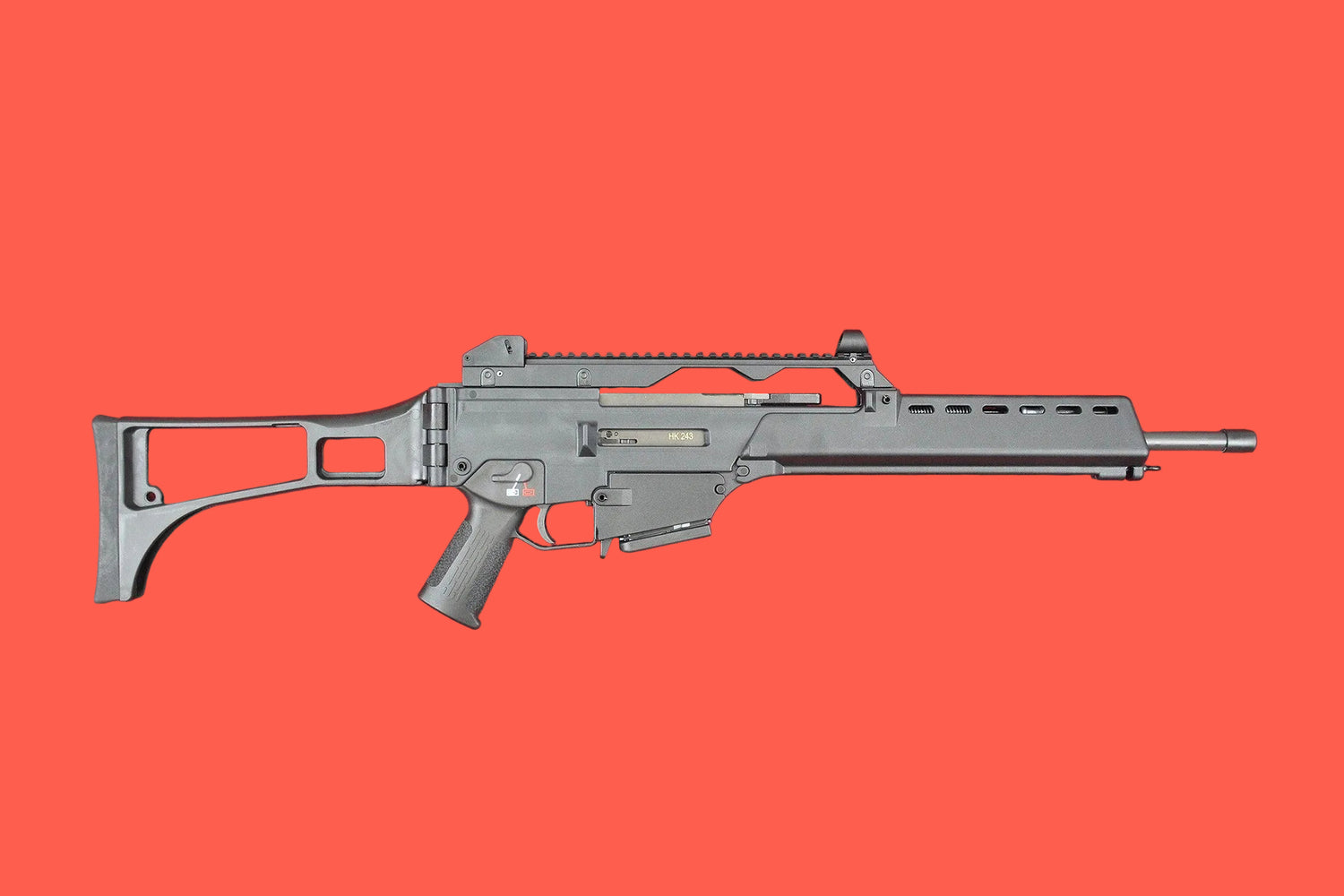 Heckler Und Koch Hk243 S Sar Schwarz Buechse Selbstladebüchse – Detailansicht