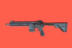 Halbautomatische Büchse Heckler & Koch MR223A3  11" .223 Rem - Seitenansicht links