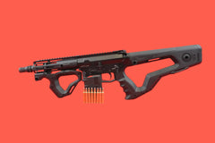 Halbautomatische Büchse Hera The 15th "01570" Gen3 7,5" CQR Gen2, Handschutz M-Lok 7" .223 Remington - Seitenansicht/Draufsicht