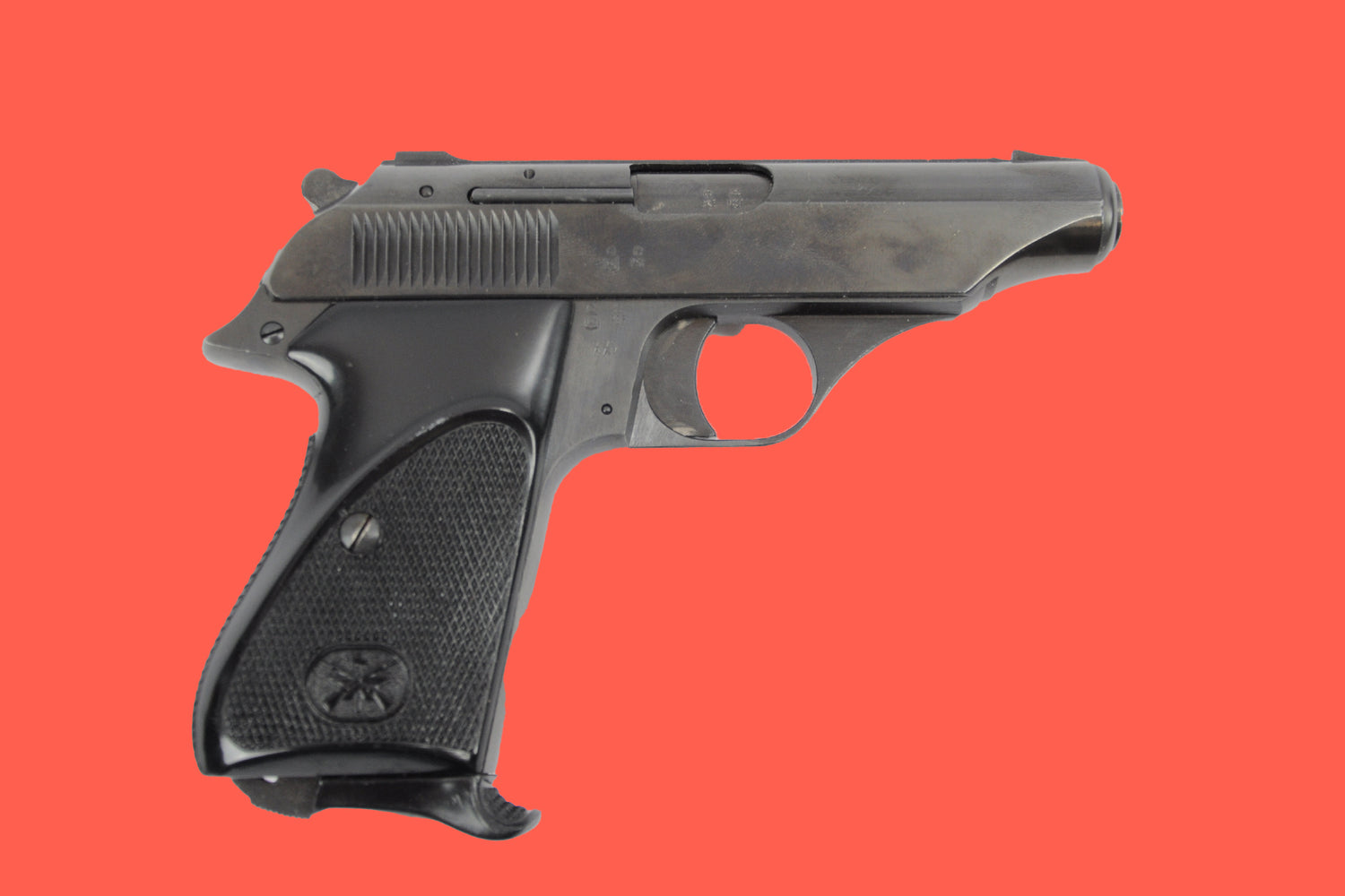Halbautomatische Pistole Bernadelli Kal. 7,65Seitem Browning Ansicht - rechts