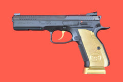 Halbautomatische Pistole CZ Shadow 2 OR Special Edition Golddigger 9mm Luger - Seitenansicht links