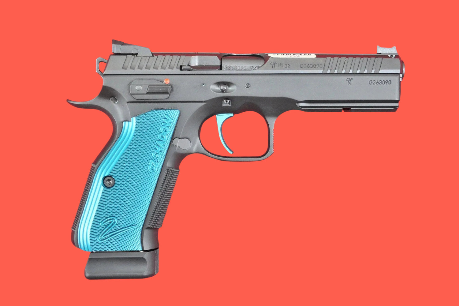 Halbautomatische Pistole CZ Shadow 2 SA 9mm Luger - Seitenansicht rechts