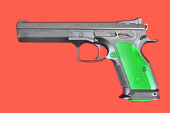 Halbautomatische Pistole CZ TS 2 Racing Green SA 9mm Luger - Seitenansicht links