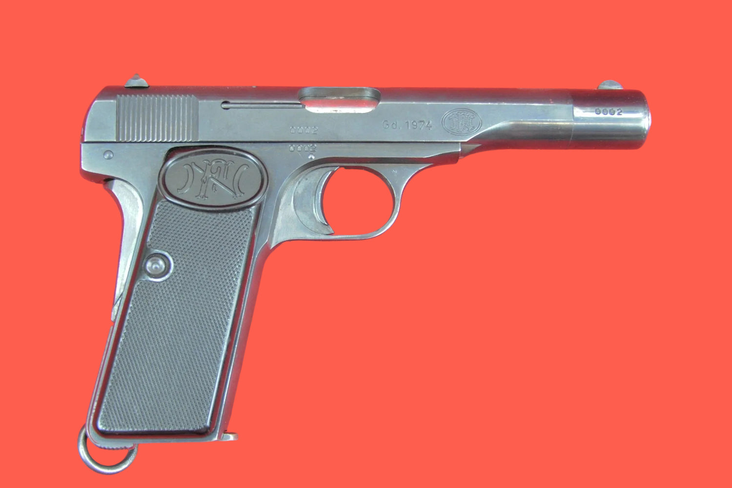 Halbautomatische Pistole FN Modell 1910 7,65mm gebraucht - Seitenansicht rechts