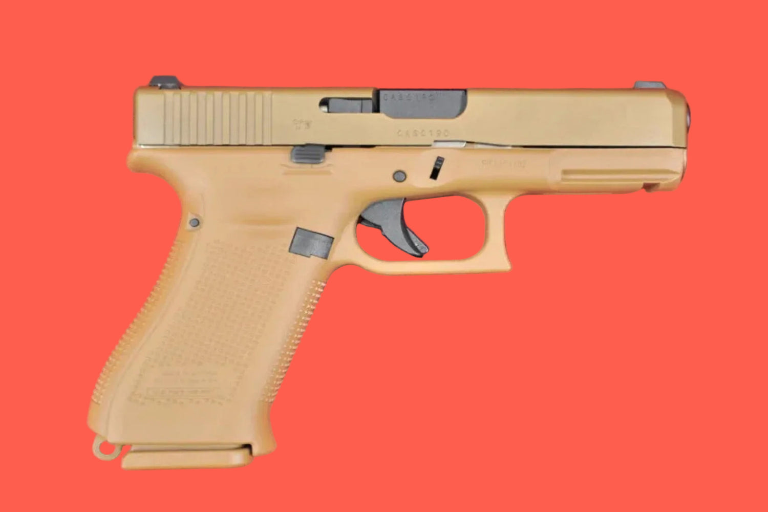 Halbautomatische Pistole Glock 19x 9mm Luger - Seitenansicht rechts