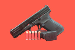 Halbautomatische Pistole Glock 20 Gen5 FS/M.O.S. 10mm Auto - Seitenansicht/Draufsicht
