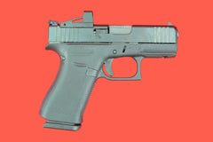 Halbautomatische Pistole Glock 43x inkl. RMS Shield Sight 9mm Luger - Seitenansicht rechts