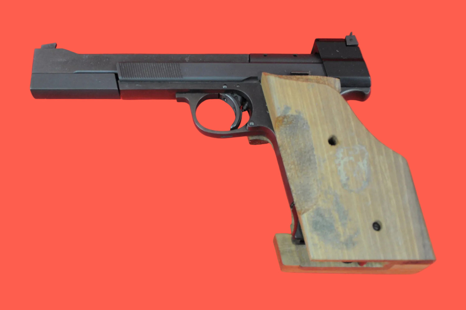 Halbautomatische Pistole Hämmerli 215 .22 LR gebraucht - Seitenansicht links