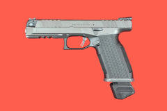 Halbautomatische Pistole Laugo Arms Alien Creator Evolution Standard Kit Grey/Black 9mm Luger - Seitenansicht links