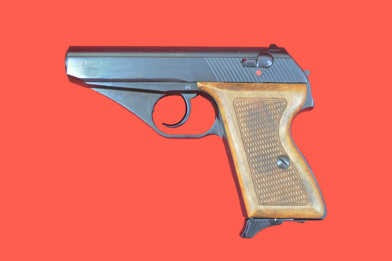 Halbautomatische Pistole Mauser HSc 7,65 mm Browning gebraucht - Seitenansicht links