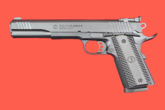 Halbautomatische Pistole Schmeisser Hugo 1911 schwarz 6" .45 Auto - Seitenansicht links