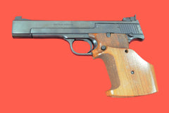Halbautomatische Pistole Smith & Wesson Mod. 41 .22 LR gebraucht - Seitenansicht links