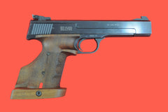 Halbautomatische Pistole Smith & Wesson Mod. 41 .22 LR gebraucht - Seitenansicht rechts