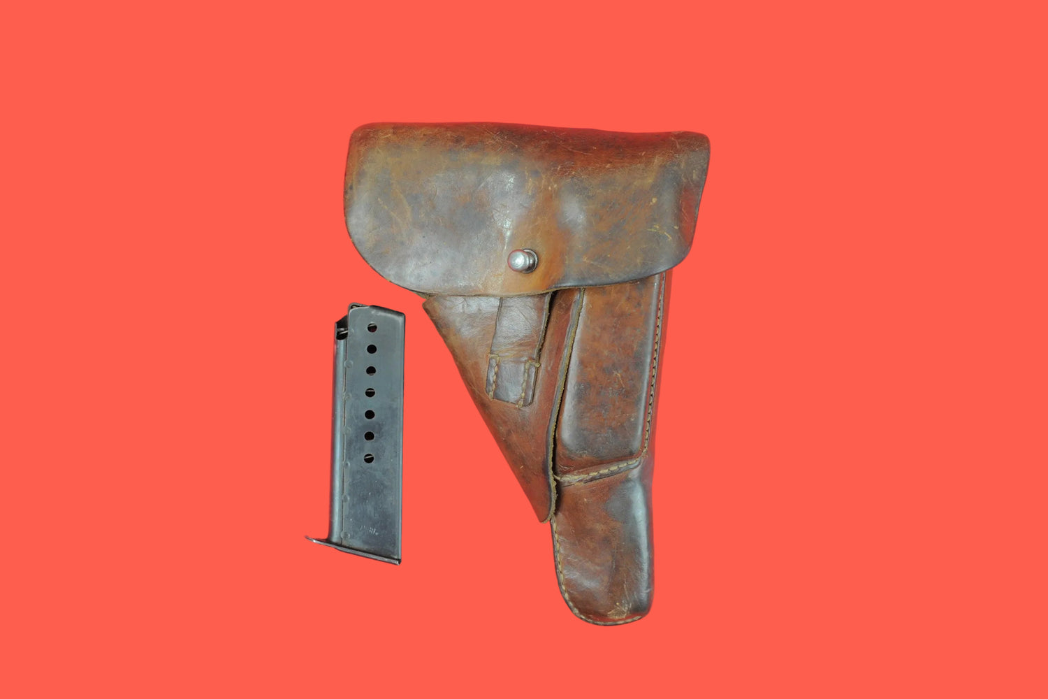 Halbautomatische Pistole Walther P38 9mm Luger gebraucht - Holster und Magazin
