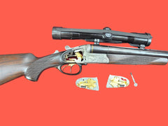 Kombinierte Langwaffe Krieghoff Neptun Primus Drilling 12/70, 6,5x57R gebraucht rechts nah