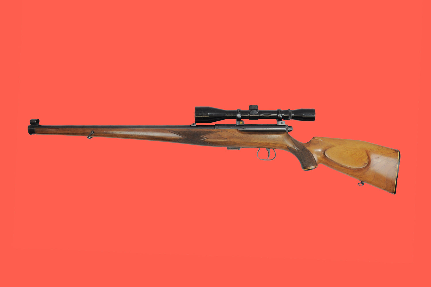 Repetierbüchse Kriegseskorte .22lr Ansicht - Links