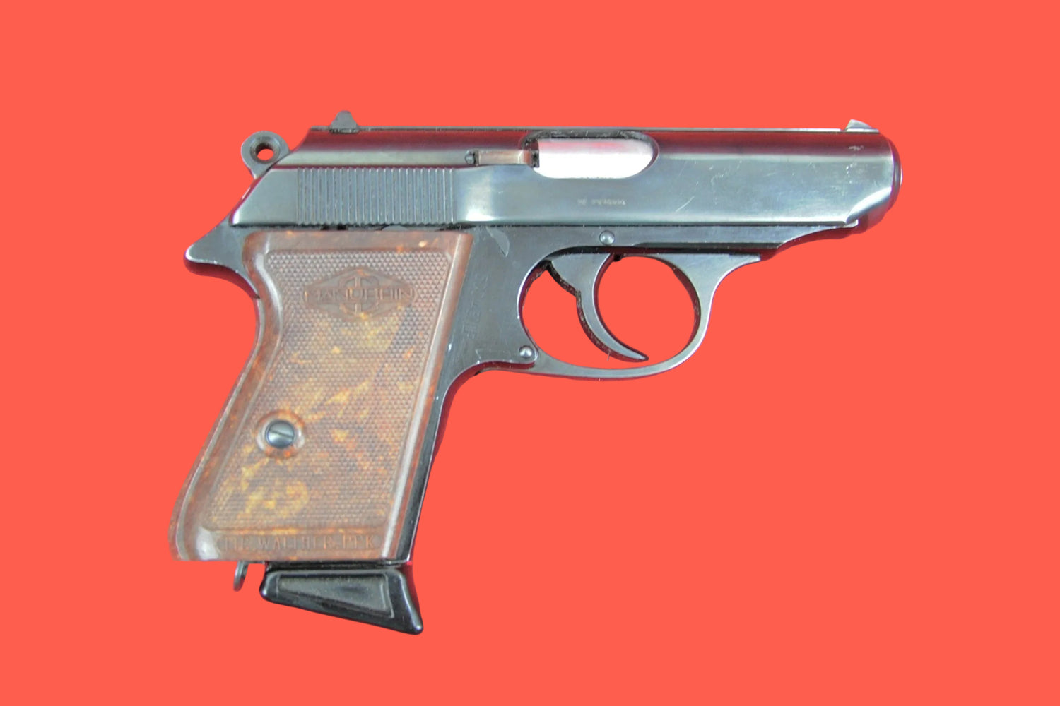Halbautomatische Pistole Manurhin PPK .22 LR gebraucht - Seitenansicht rechts