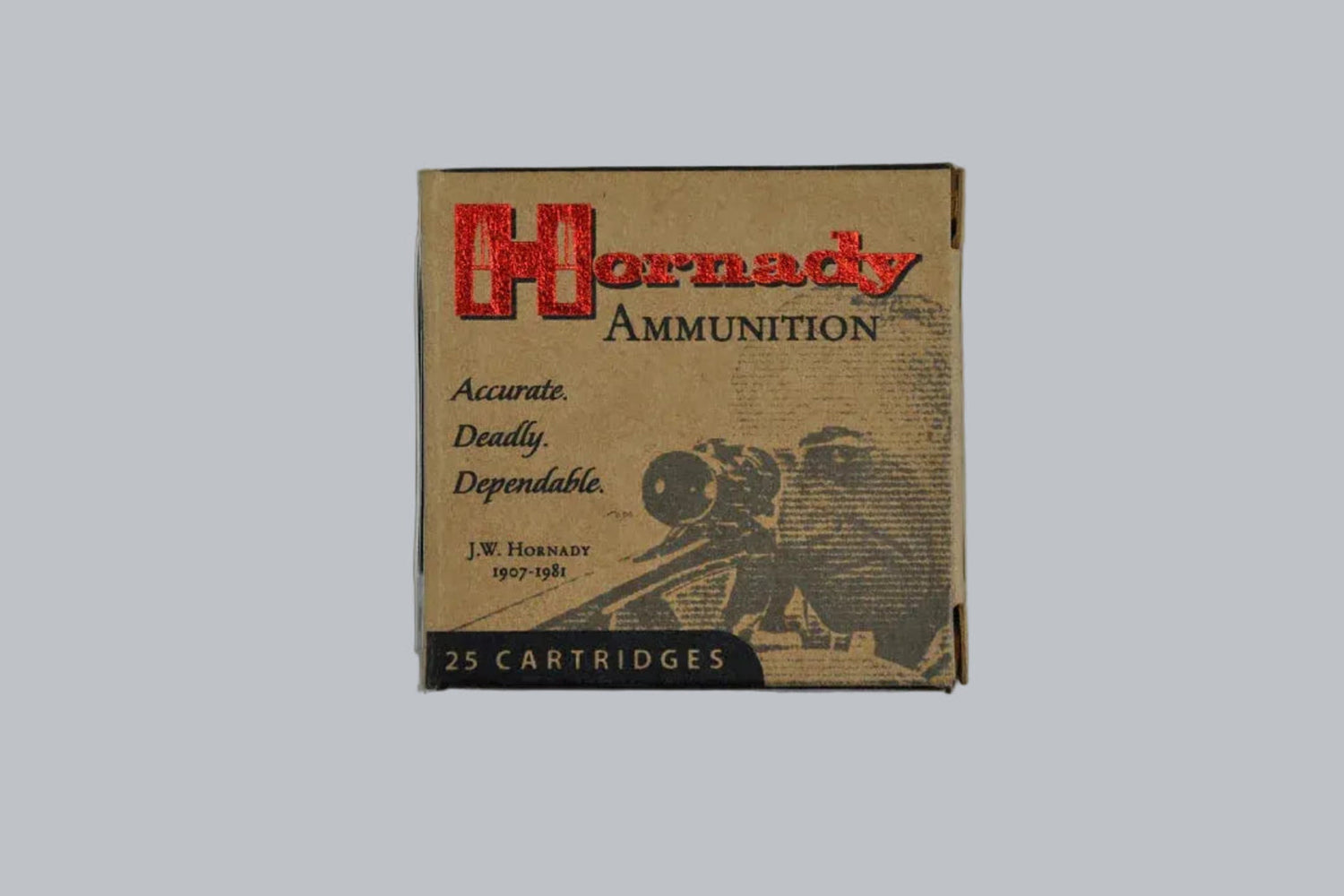 Munition Hornady JHP/XTP 9mm Luger 147gr Munition, 9,5g/147gr Geschossgewicht, 25 Patronen Inhalt.