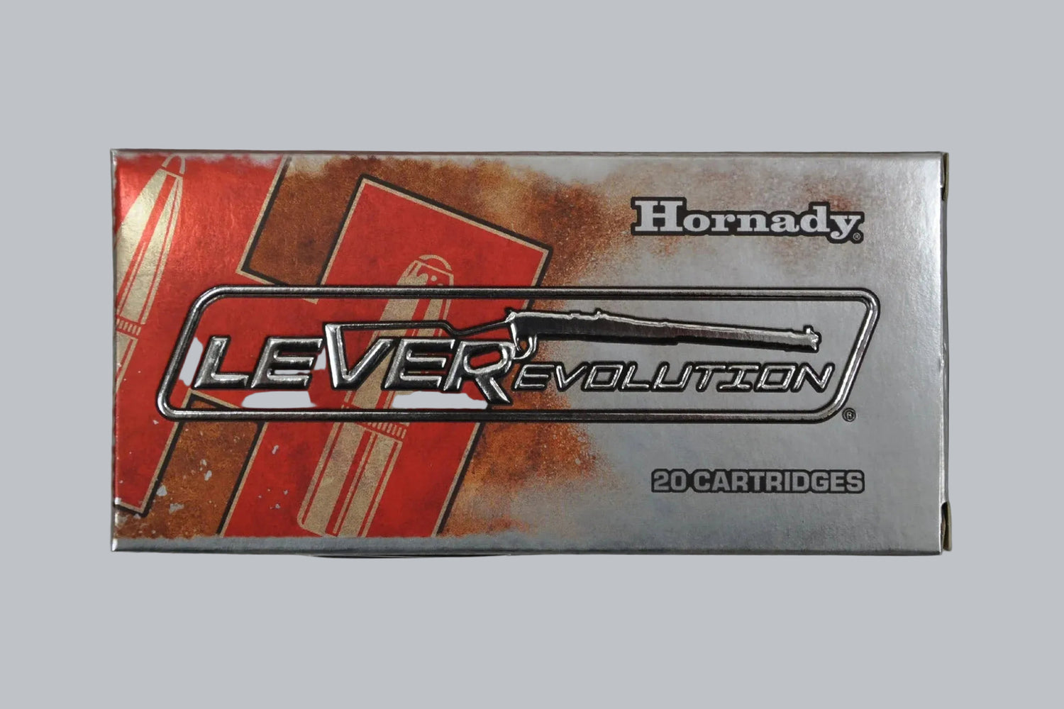 Munition Hornady Lever Evolution FTX .45-70 Government 325gr Munition, 21,1g/325gr Geschossgewicht, 20 Patronen Inhalt.