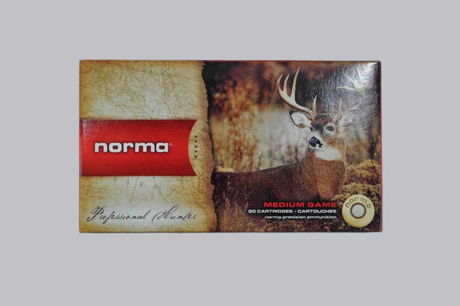 Munition Norma 6,5 Creedmoor Scirocco II 130gr Munition, 8,4g/130gr Geschossgewicht, 20 Patronen Inhalt.
