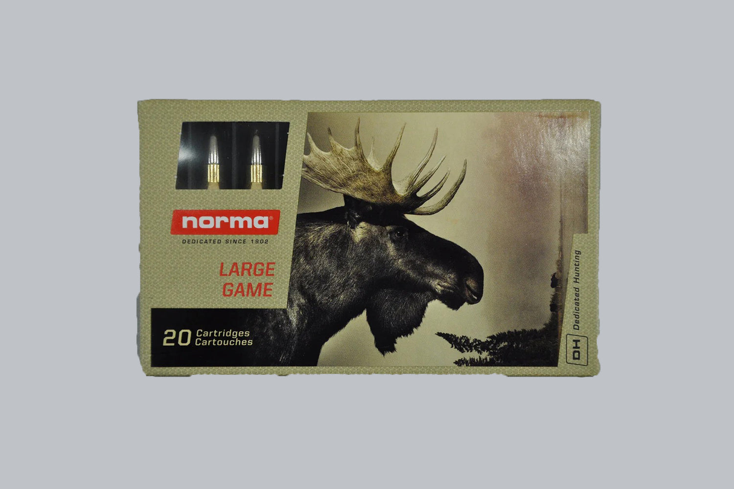 Munition Norma Ecostrike .300 Win. Mag. 150gr Munition, 9,7g/150gr Geschossgewicht, 20 Patronen Inhalt.