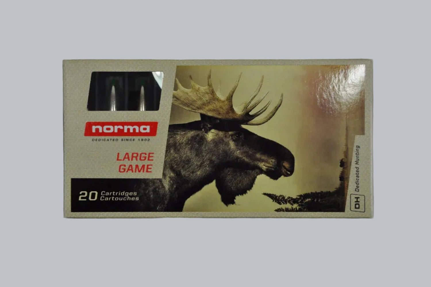 Munition Norma Ecostrike 8x57 JRS 160gr Munition, 10,4g/160gr Geschossgewicht, 20 Patronen Inhalt.