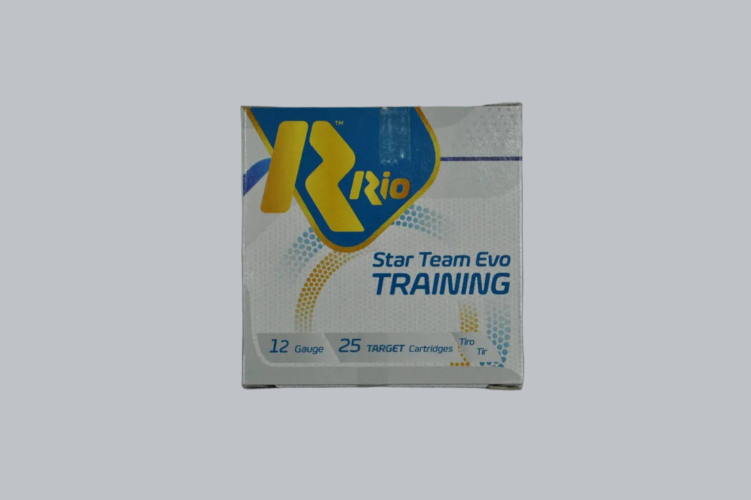 Munition Rio Star Team Evo Training 12/70 Skeet 2,0mm 24g Nr. 9 Munition, 1,6g/24gr Geschossgewicht, 25 Patronen Inhalt.