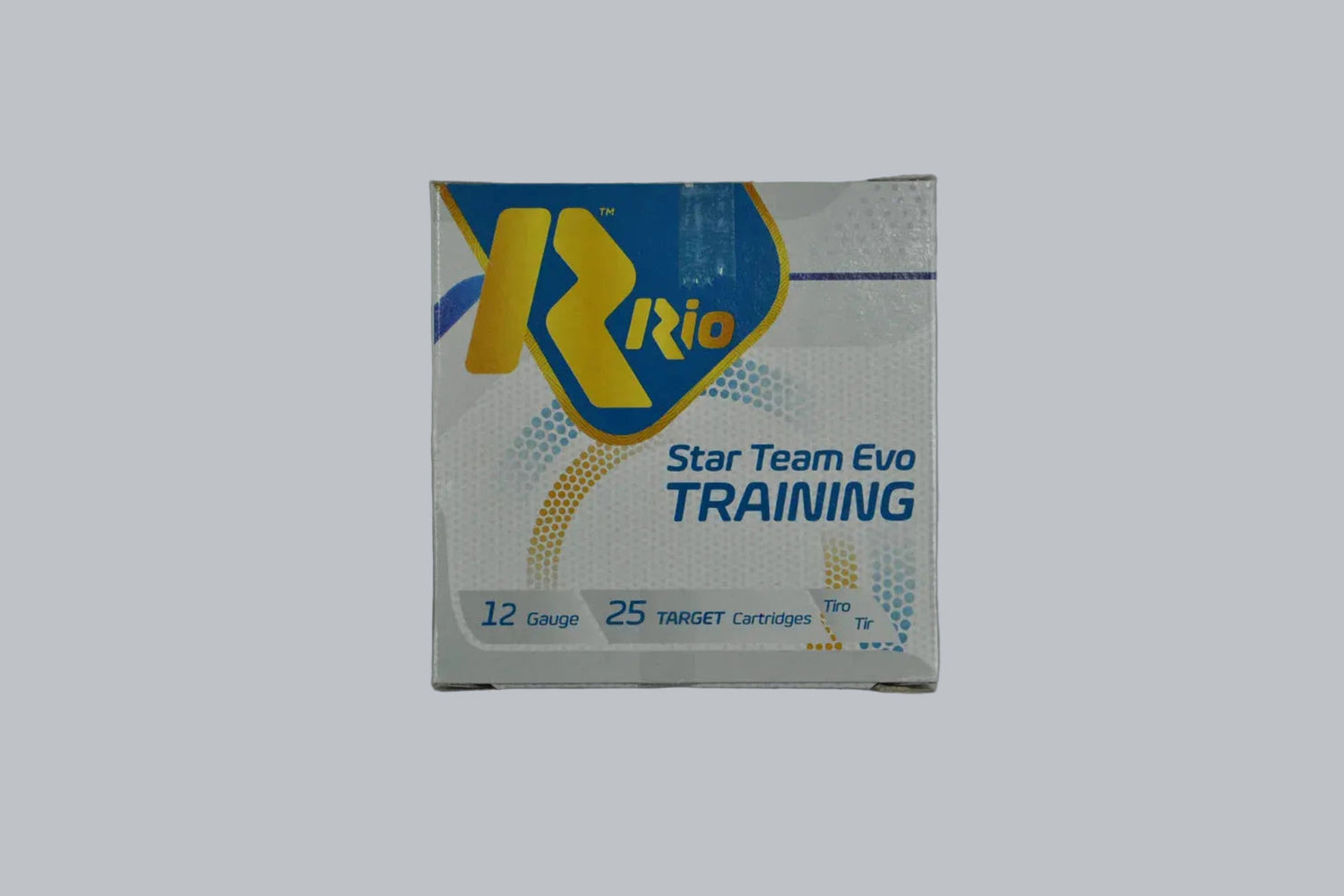 Munition Rio Star Team Evo Training 12/70 Skeet 2,0mm 24g Nr. 9 Munition, 1,6g/24gr Geschossgewicht, 25 Patronen Inhalt.