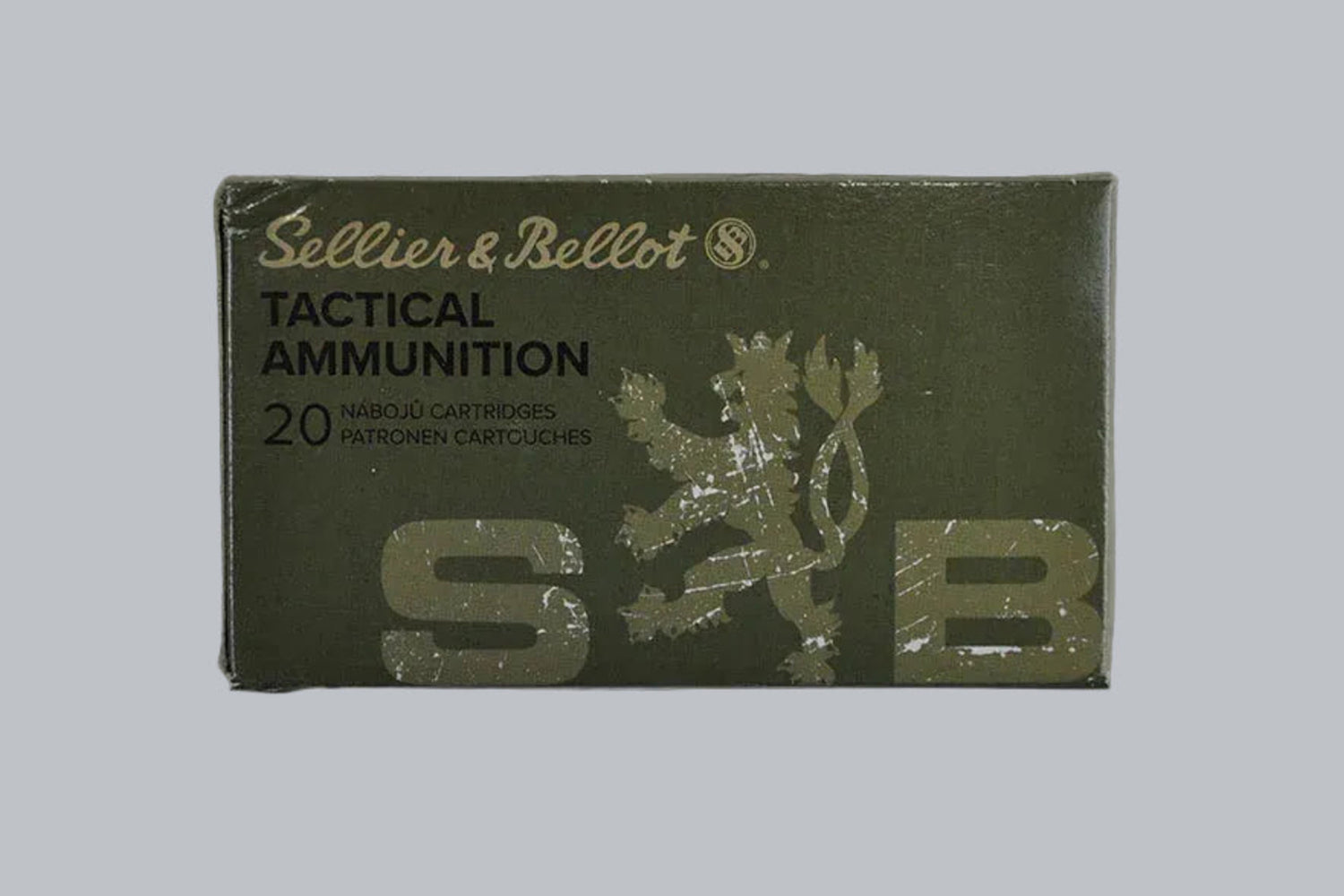 Munition Sellier & Bellot .300 AAC Blackout FMJ 124gr Munition, 8,0g/124gr Geschossgewicht, 20 Patronen Inhalt.