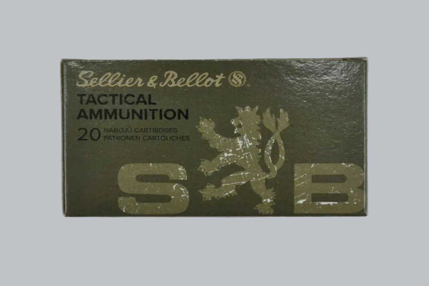 Munition Sellier & Bellot .300 AAC Blackout FMJ Subsonic 200gr Munition, 13,0g/200gr Geschossgewicht, 20 Patronen Inhalt.