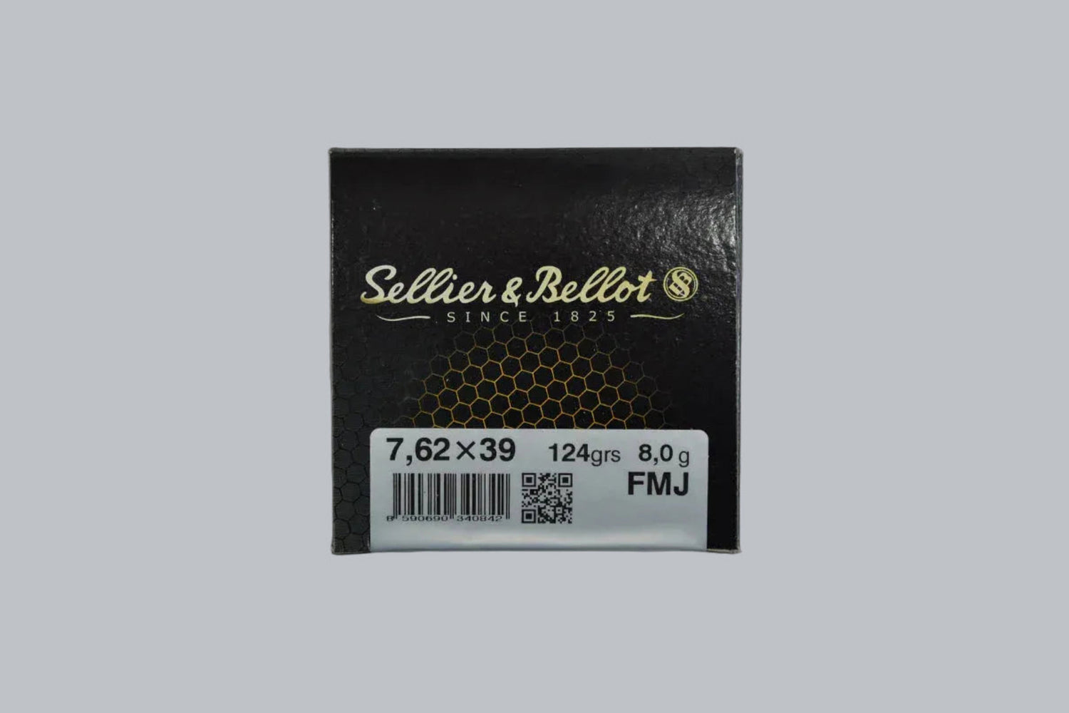 Munition Sellier & Bellot 7,62x54 R FMJ 180gr Munition, 11,7g/180gr Geschossgewicht, 50 Patronen Inhalt.