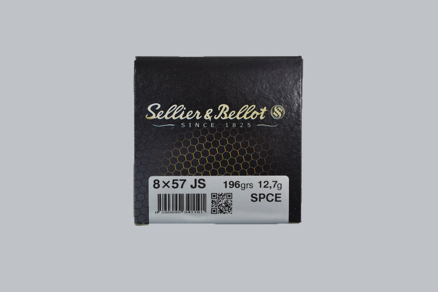 Munition Sellier & Bellot 8x57 IS SPCE 196gr Munition, 12,7g/196gr Geschossgewicht, 50 Patronen Inhalt.