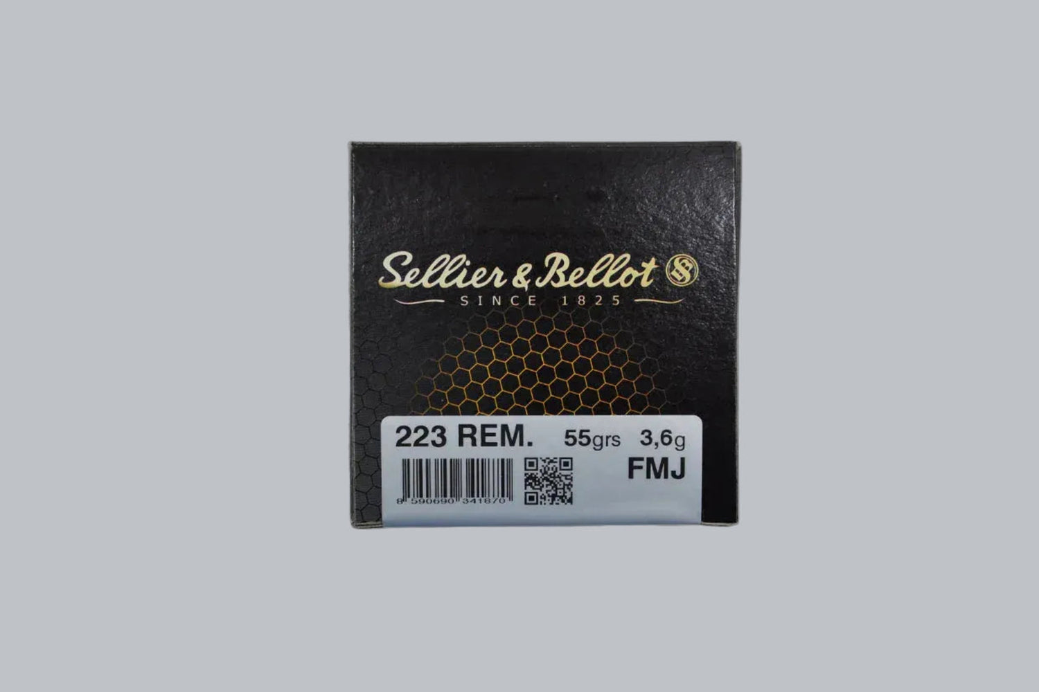 Munition Sellier & Bellot FMJ .223 Rem. 55gr *800 Stück* Munition, 3,6g/55gr Geschossgewicht, 800 Patronen Inhalt.