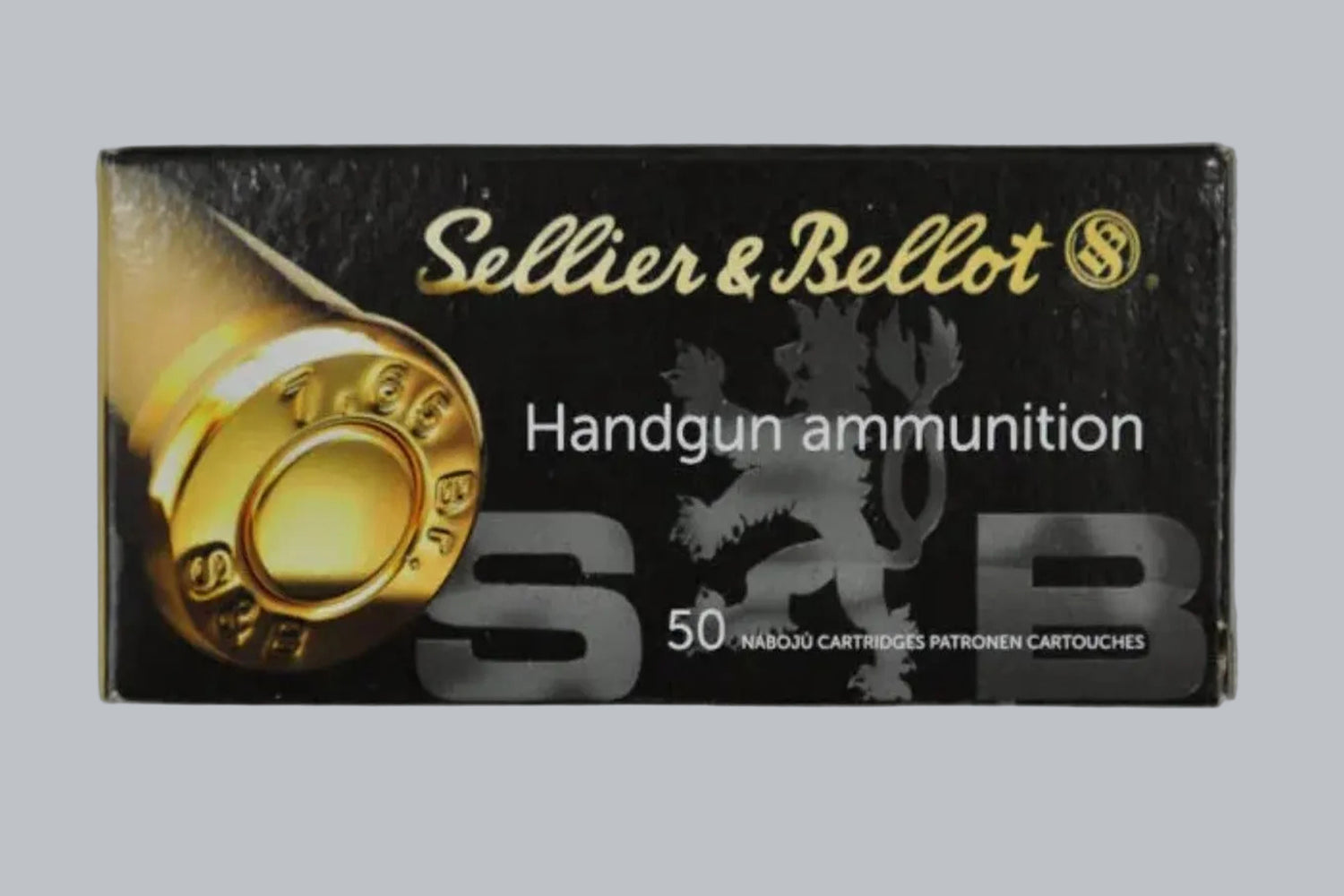 Munition Sellier & Bellot FMJ 7,65 Browning 73gr Munition, 4,7g/73gr Geschossgewicht, 50 Patronen Inhalt.