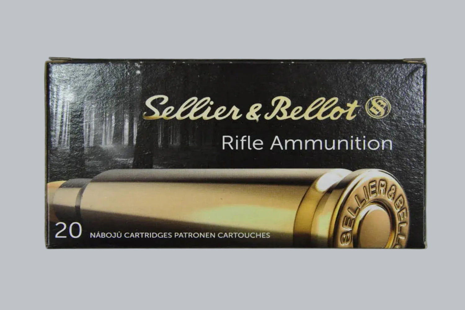 Munition Sellier & Bellot HPC .308 Win. 180gr Munition, 11,7g/180gr Geschossgewicht, 20 Patronen Inhalt.
