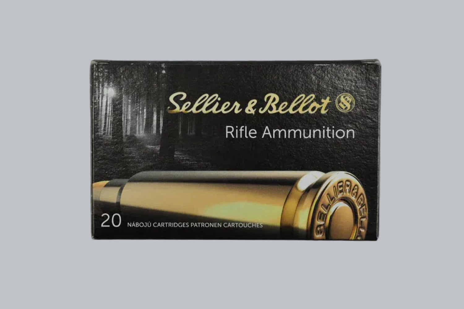 Munition Sellier & Bellot SPCE 7x57 173gr Munition, 11,2g/173gr Geschossgewicht, 20 Patronen Inhalt.