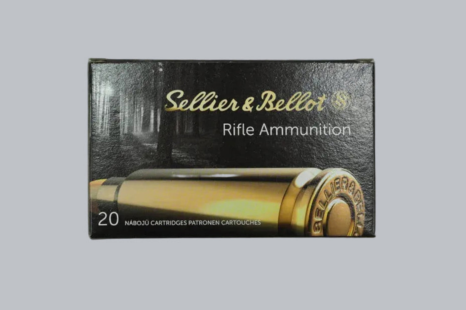 Munition Sellier & Bellot SPCE 8x57 IS 196gr Munition, 12,7g/196gr Geschossgewicht, 20 Patronen Inhalt.