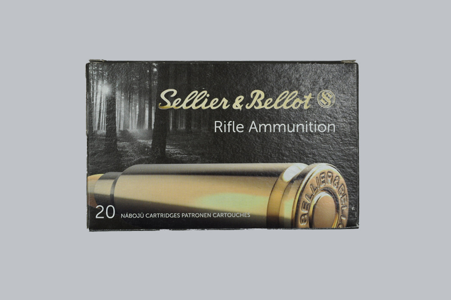 Munition Sellier & Bellot SP 7x57 140gr Munition, 9,1g/140gr Geschossgewicht, 20 Patronen Inhalt.