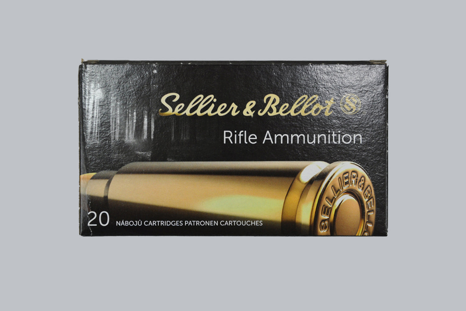 Munition Sellier & Bellot SP Teilmantel .308 Win. 180gr Munition, 11,7g/180gr Geschossgewicht, 20 Patronen Inhalt.
